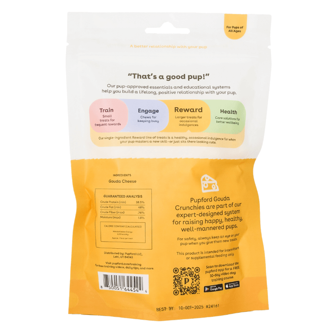 Gouda Cheese Crunchies Treats for Dogs