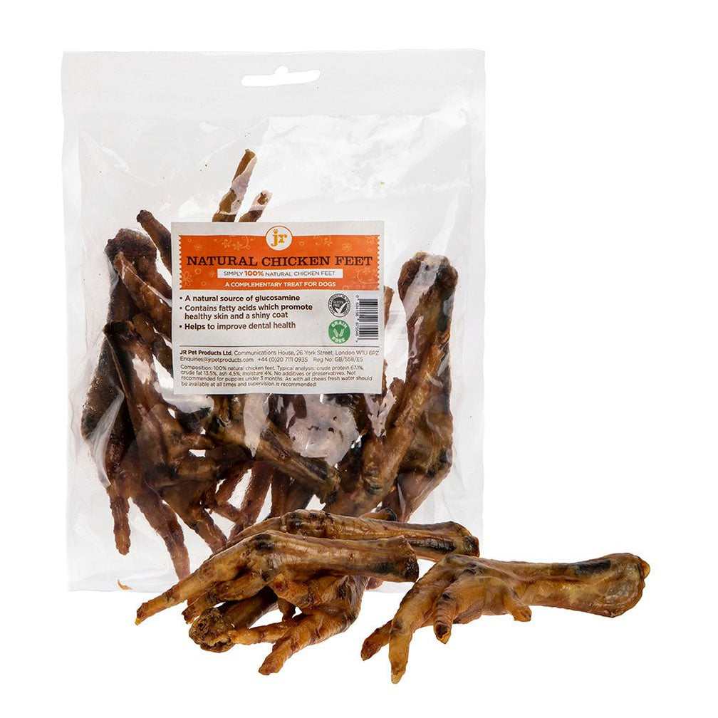 JR Pet Products UK Chicken Feet for Dogs 1kg