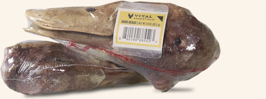 Freeze Dried Raw Duck Head for Dogs
