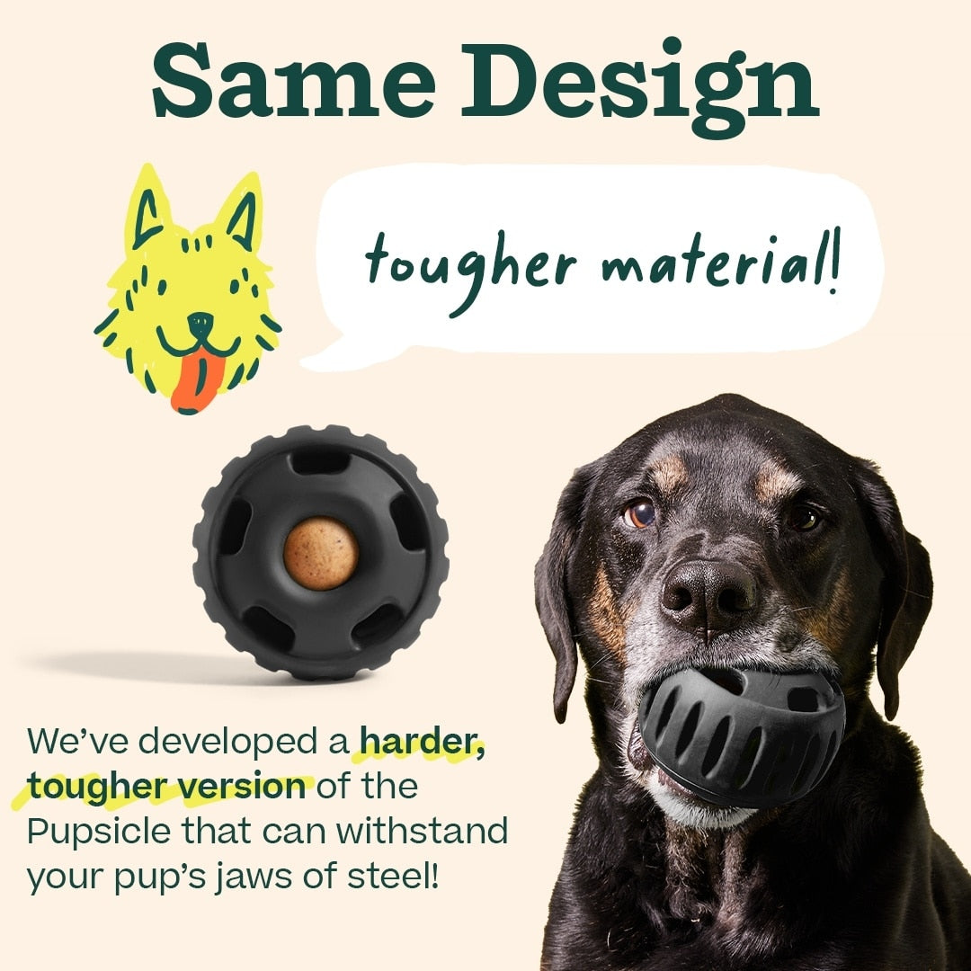 Woof Dog Toy Pupsicle For Dogs Power Chewer Large Black