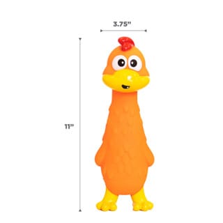 Big Squeak Chicken Dog Toy-Boats n Barks