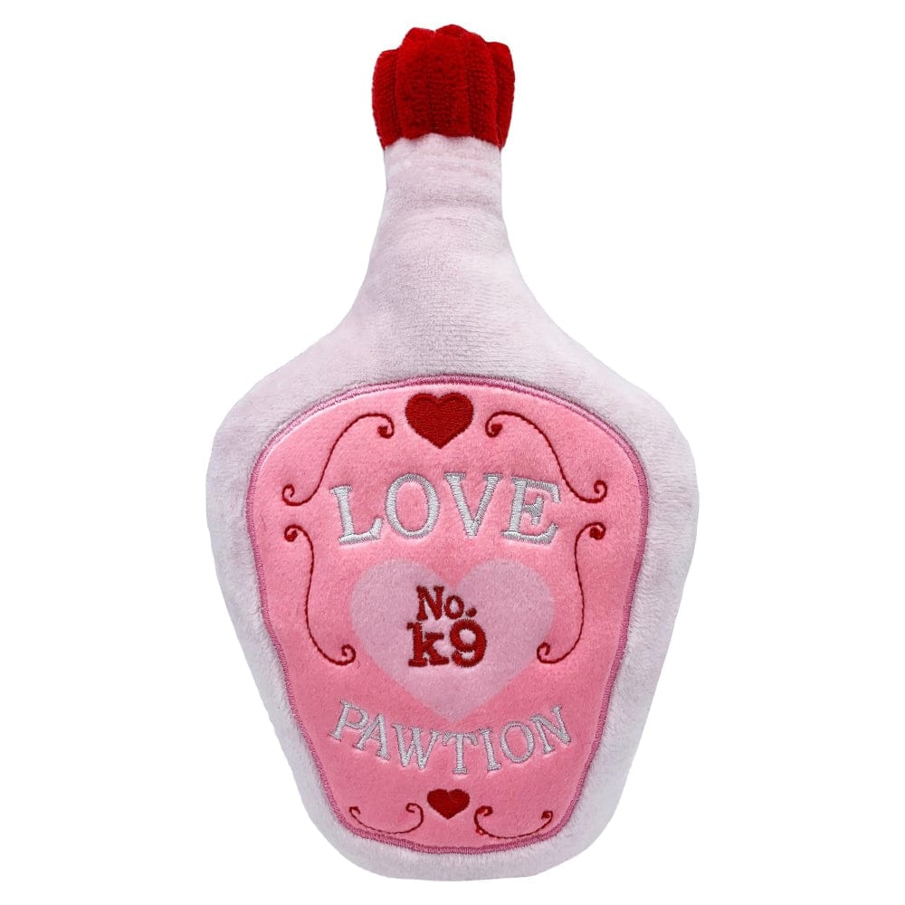 Happy Valentine's Day Love Pawtion No K9 Dog Toy with Squeaker Large-Boats n Barks