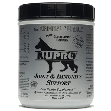 Nupro All Natural Joint & Immunity Support Supplement for Dogs Raw Ingredients