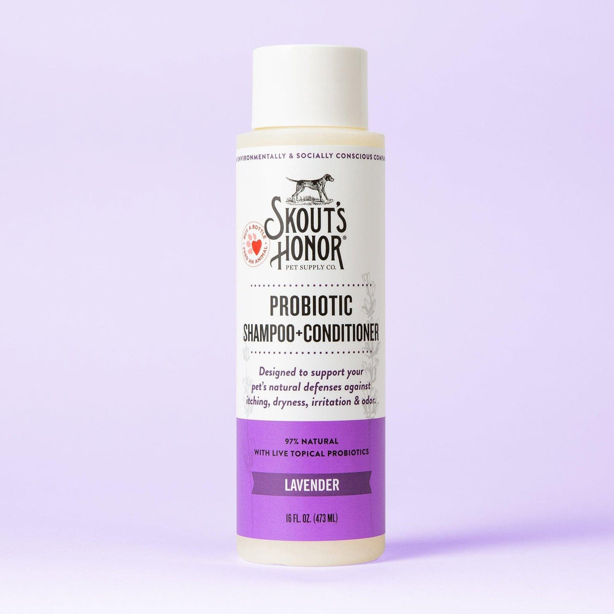 Skout's Honor Probiotic Shampoo & Conditioner for Dogs - Lavender-Boats n Barks
