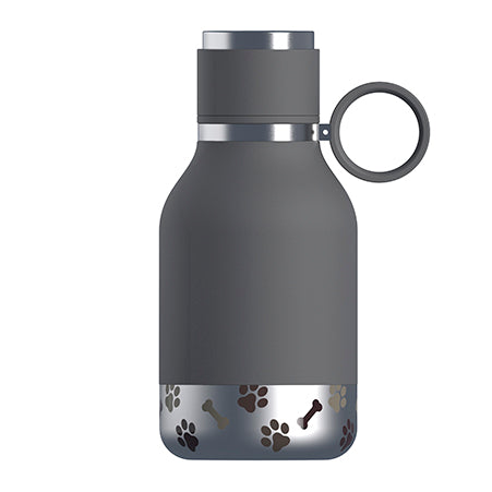 2 in 1 Buddy Bottle Stainless Steel 18/8 Insulated Dog Water Bottle & Bowl Combo