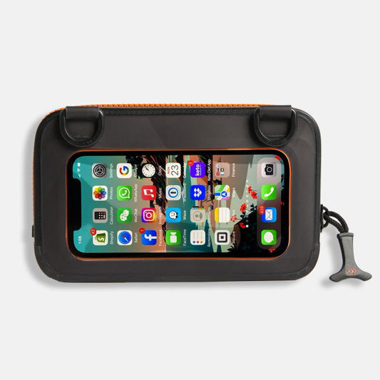 GEO Floating Phone Pack: The Waterproof Phone Case that Floats! Perfect for adventures with your Dog. Blue