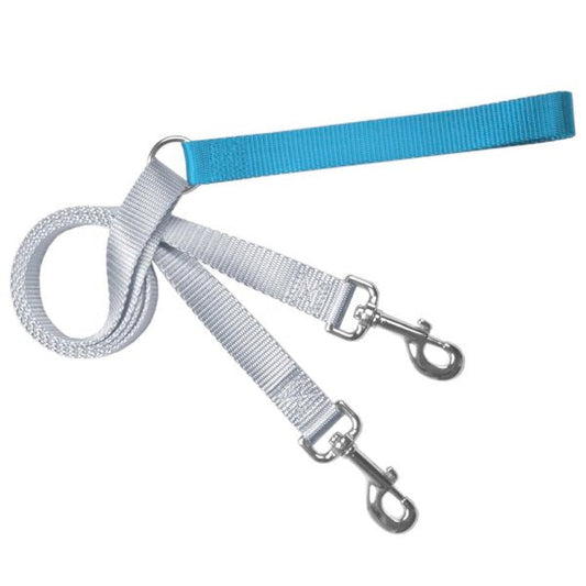Double Ended Training Lead for Dogs with Two Clips 5/8" width