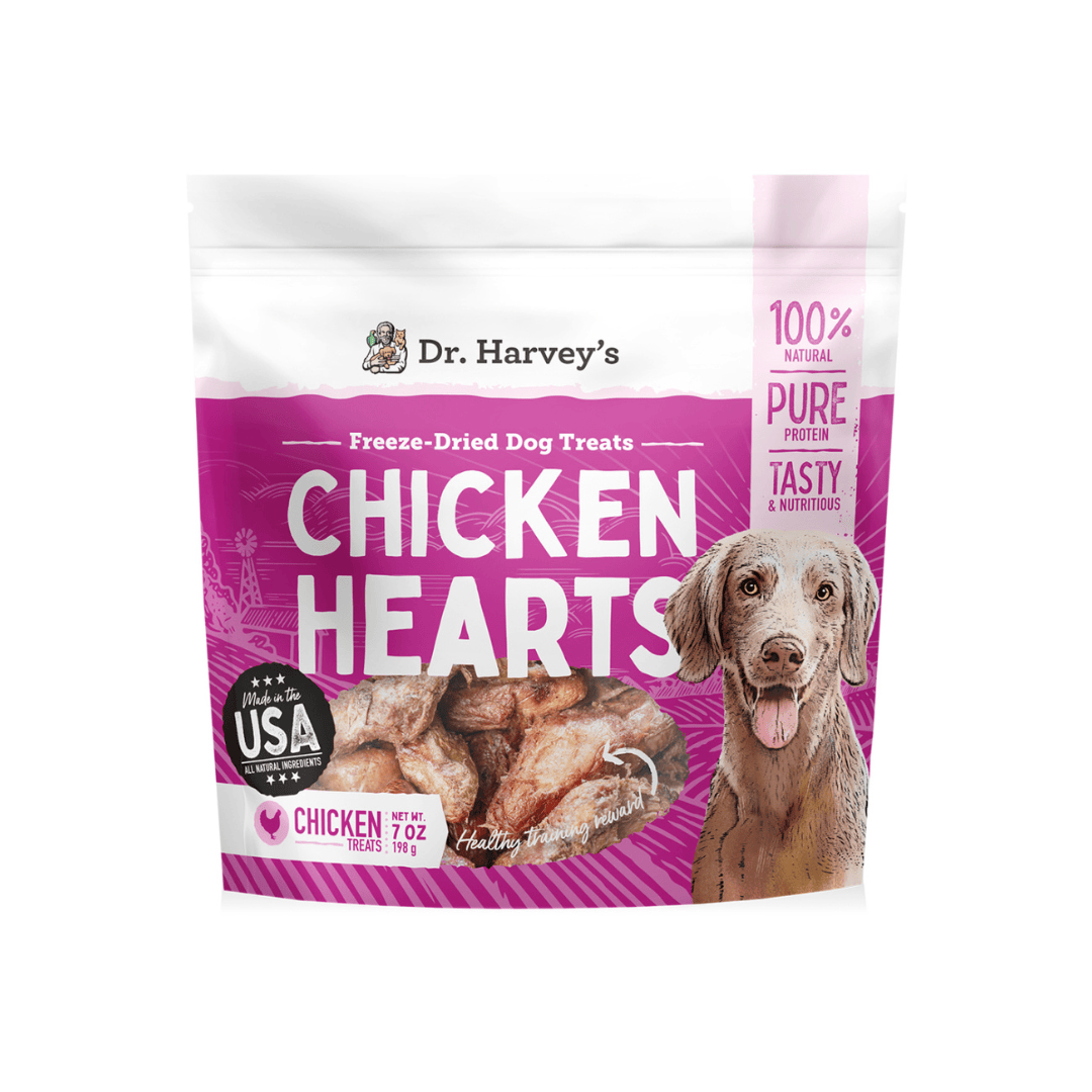 Dr. Harvey's Chicken Hearts Dog Treats-Boats n Barks