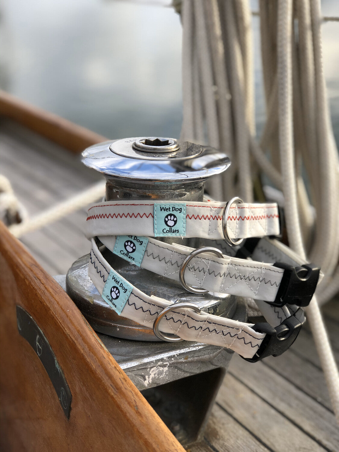 Wet Dog Sailcloth Dog Leash