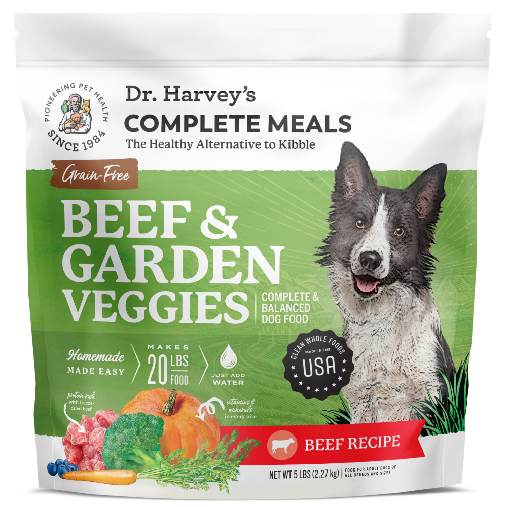 Harvey's Grain Free Beef Garden Veggies Dog Food, Human Grade