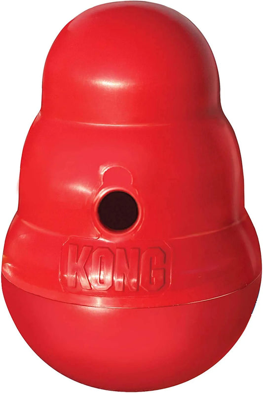 KONG Wobbler Dog Toy - Interactive Treat Dispensing Toy Boredom Buster