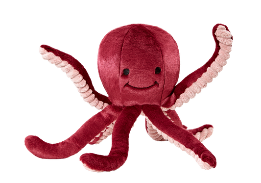 Fluff & Tuff Olympia Octopus - Medium Plush Dog Toy