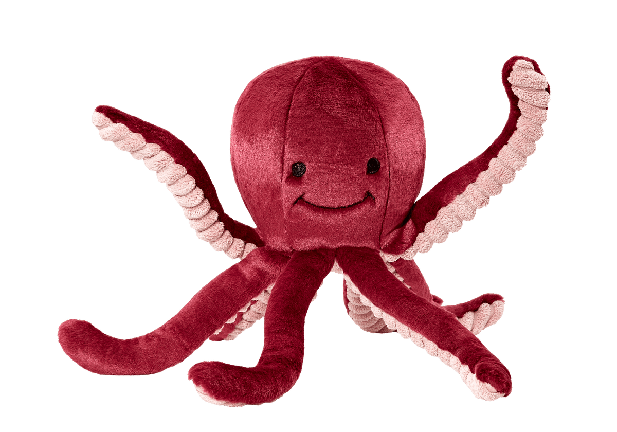 Fluff & Tuff Olympia Octopus - Medium Plush Dog Toy-Boats n Barks