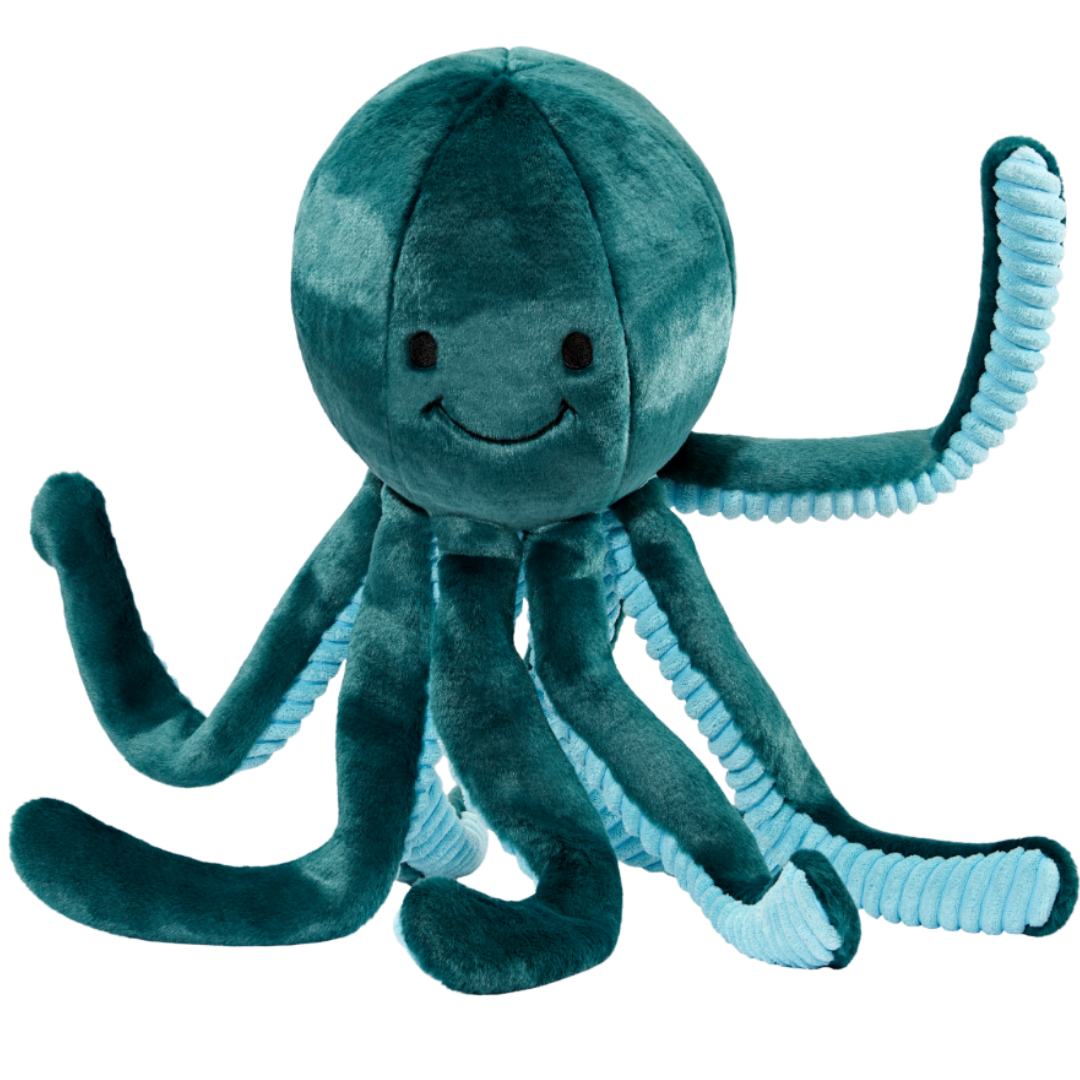 Fluff & Tuff Stevie Octopus Soft Dog Toy Giant Size 21"
