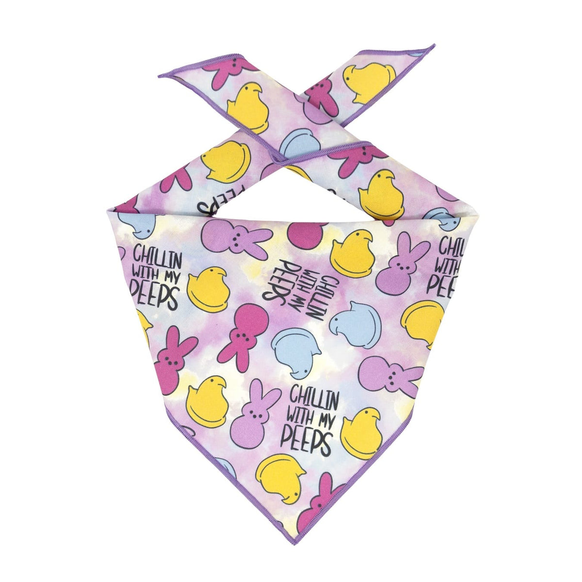Easter Bandana for Dogs Chillin with my Peeps-Boats n Barks