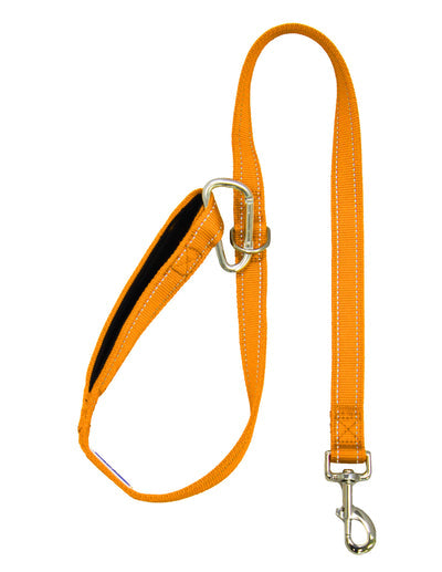Baydog Hudson Bay Dog Lead 6' Long 1" Wide Padded Handle & Reflective Stitching
