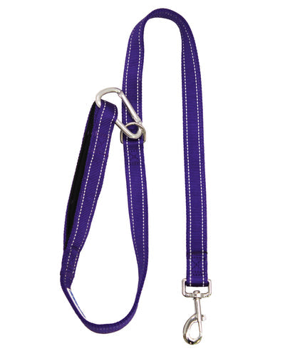 Baydog Hudson Bay Dog Lead 6' Long 1" Wide Padded Handle & Reflective Stitching
