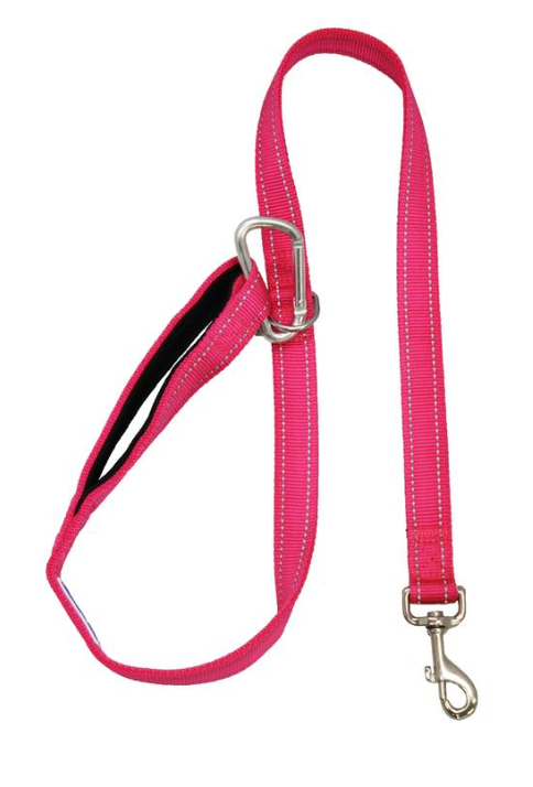 Baydog Hudson Bay Dog Lead 6' Long 1" Wide Padded Handle & Reflective Stitching