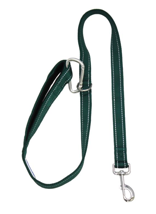 Baydog Hudson Bay Dog Lead 6' Long 1" Wide Padded Handle & Reflective Stitching