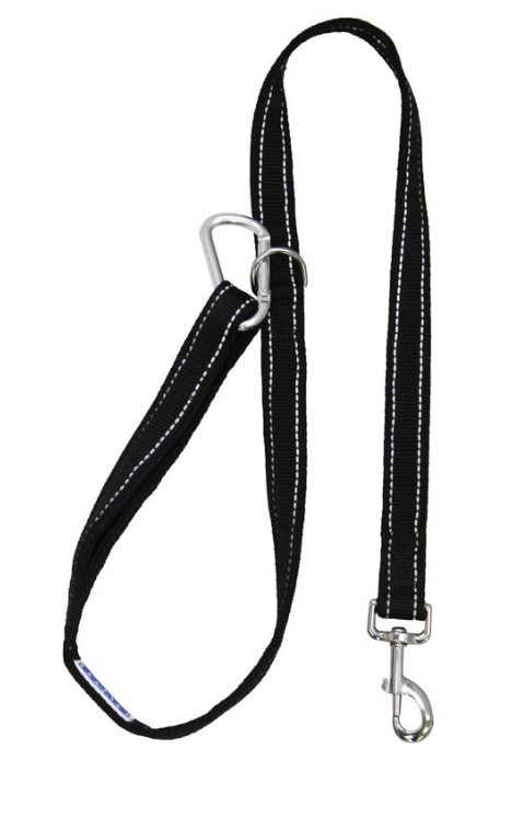 Baydog Hudson Bay Dog Lead 6' Long 1" Wide Padded Handle & Reflective Stitching