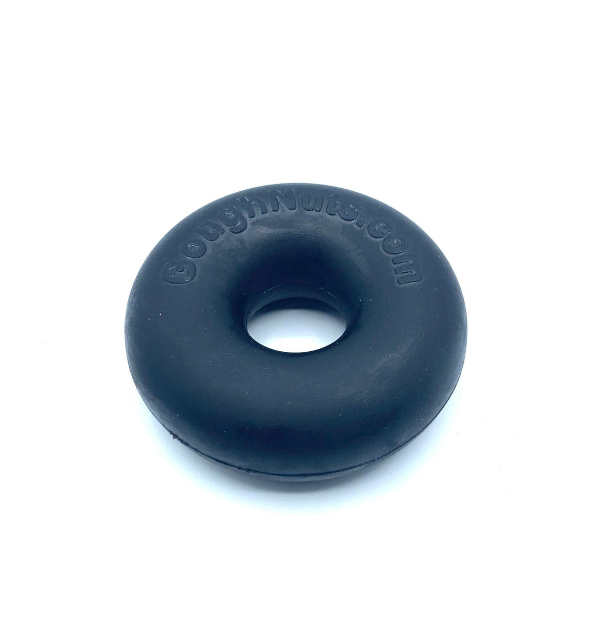 Goughnuts Original Heavy Duty Black Ring Chew Toy for Powerful Chewers for Dogs 40-70lbs-Boats n Barks