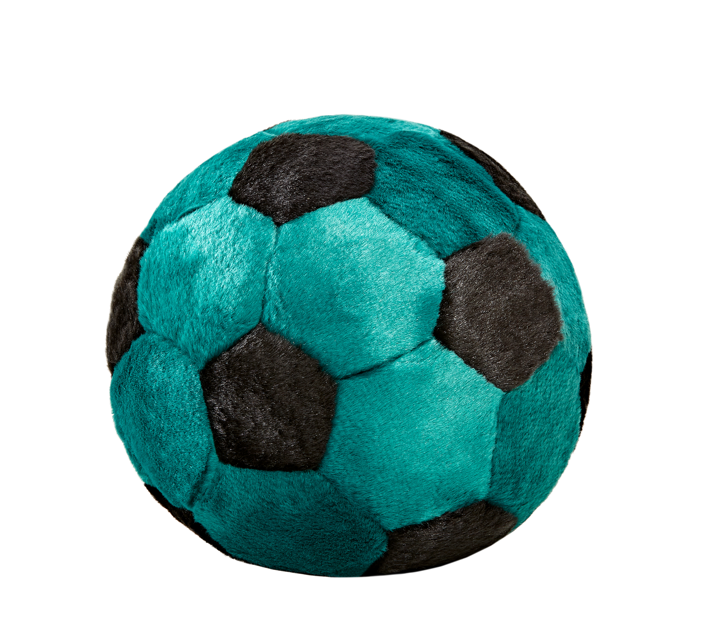 Fluff & Tuff Soccer Ball Soft Dog Toy with Squeaker Machine Washable