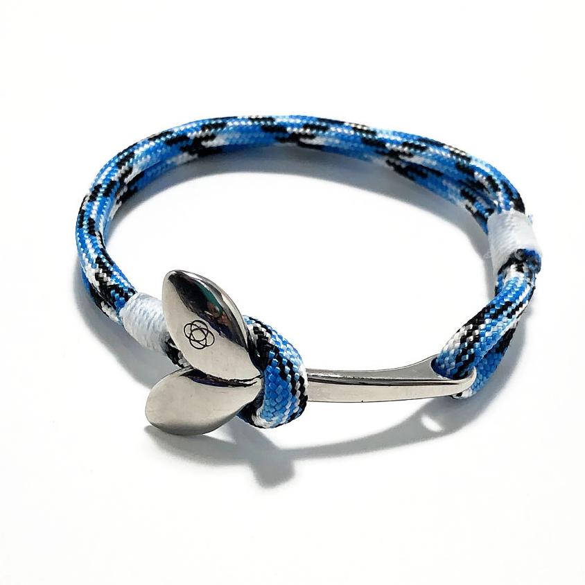 Mystic Knot Work Whale's Tail Bracelets Stainless Steel