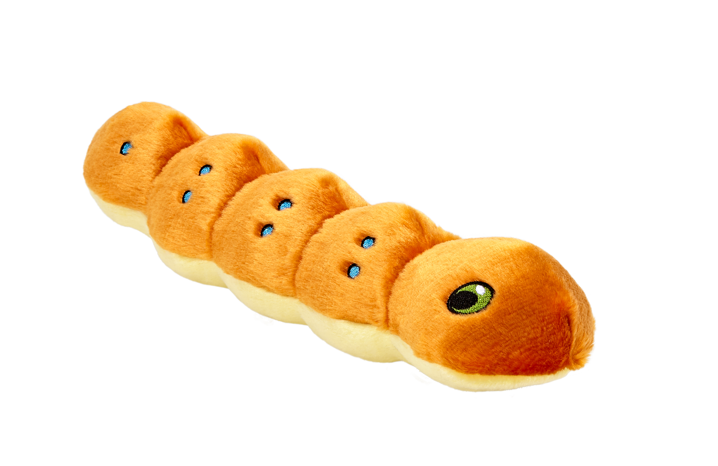 Fluff & Tuff Spicy Caterpillar Soft Dog Toy with Squeaker Machine Washable