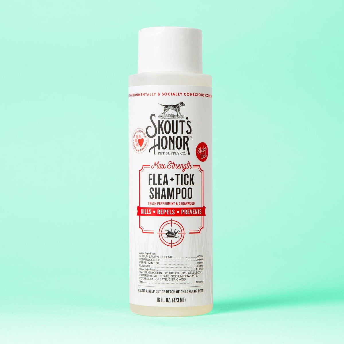 Skout's Honor Flea and Tick Dog Shampoo-Boats n Barks