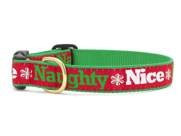 Naughty and Nice Dog Collar by Up Country