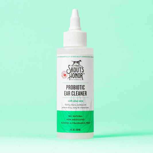 Skout's Honor Probiotic Ear Cleaner for Dogs, 4 fl. oz.,