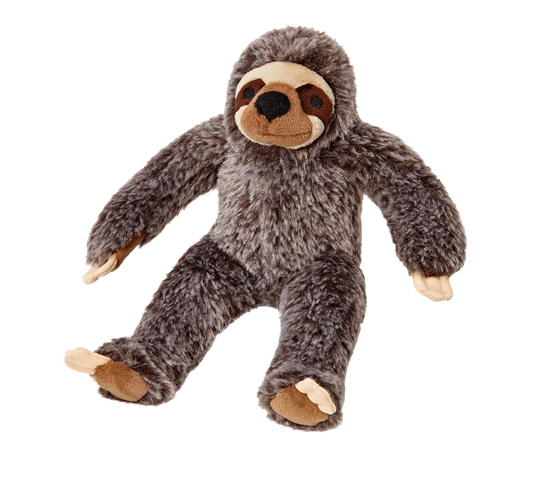 Fluff & Tuff Sonny Sloth Soft Dog Toy with Squeaker Machine  Washable