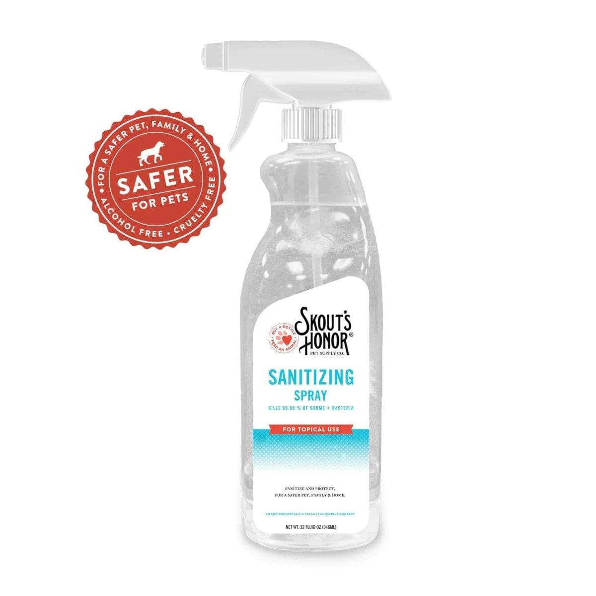 Skout's Honor Sanitizing Spray for Use on Dogs, Humans and Your Home-Boats n Barks