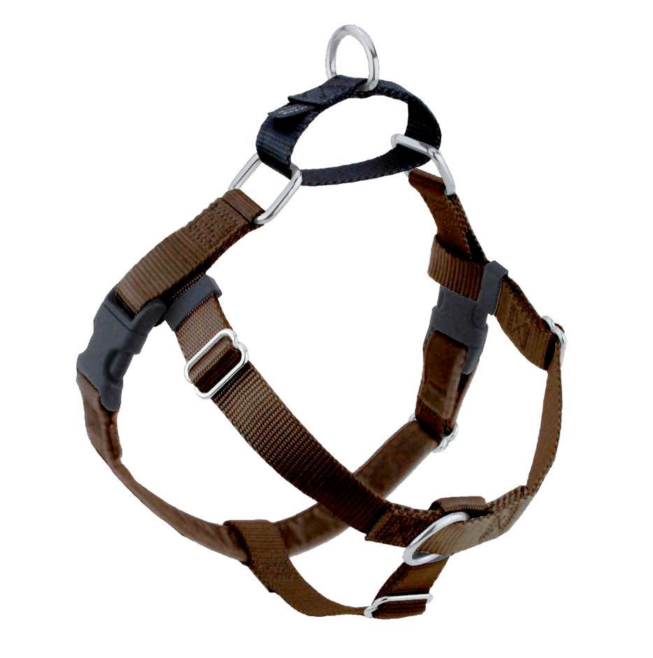 Freedom No Pull Dog Harness | Adjustable Gentle Comfortable Control for Easy Dog Walking | for Small Medium and Large Dogs | With dual clip leash | Made in USA