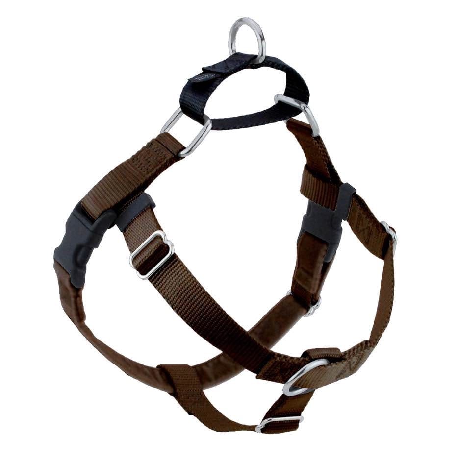 Freedom No Pull Dog Harness | Adjustable Gentle Comfortable Control for Easy Dog Walking | for Small Medium and Large Dogs | With dual clip leash | Made in USA-Boats n Barks