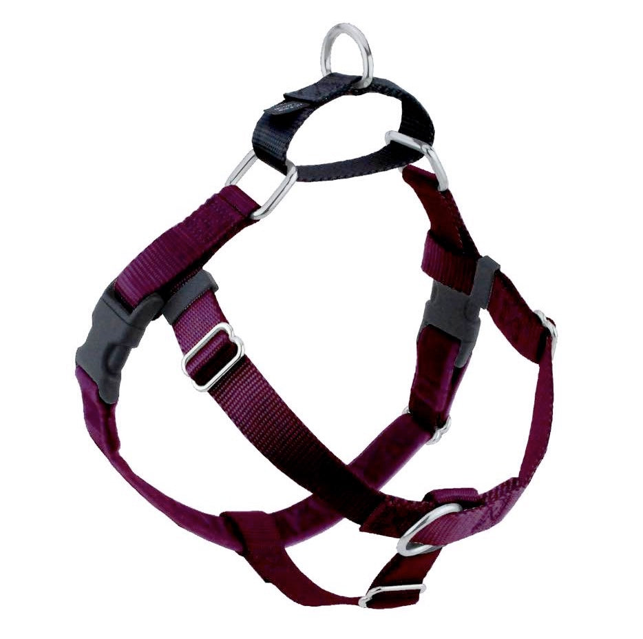 Freedom No Pull Dog Harness | Adjustable Gentle Comfortable Control for Easy Dog Walking | for Small Medium and Large Dogs | With dual clip leash | Made in USA