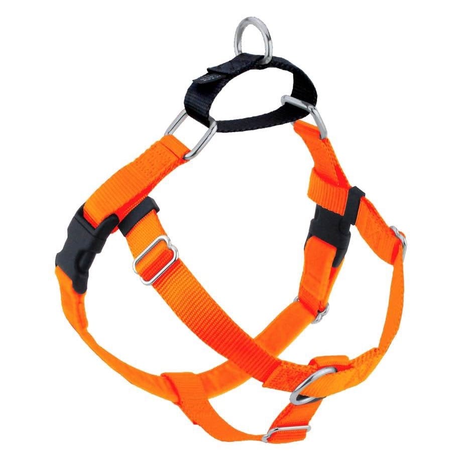 Freedom No Pull Dog Harness | Adjustable Gentle Comfortable Control for Easy Dog Walking | for Small Medium and Large Dogs | With dual clip leash | Made in USA-Boats n Barks
