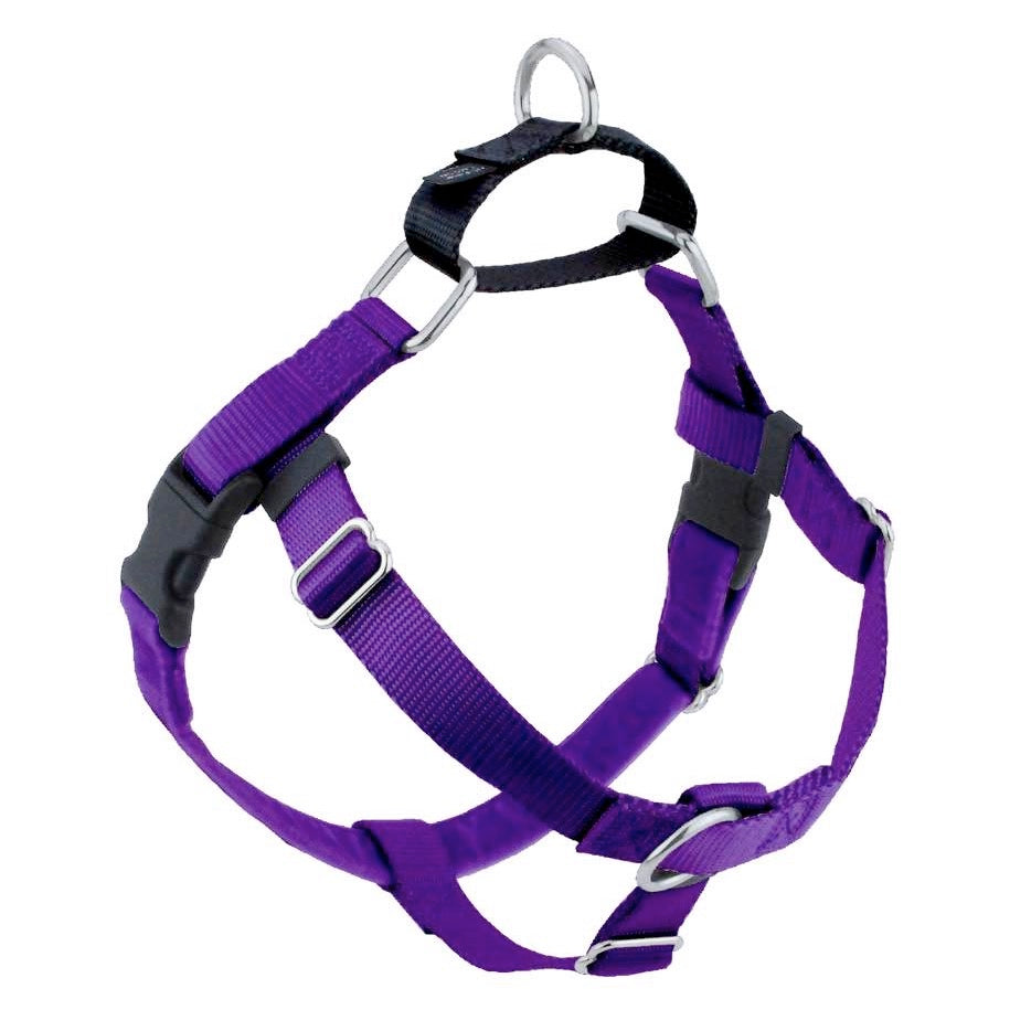 Freedom No Pull Dog Harness | Adjustable Gentle Comfortable Control for Easy Dog Walking | for Small Medium and Large Dogs | With dual clip leash | Made in USA