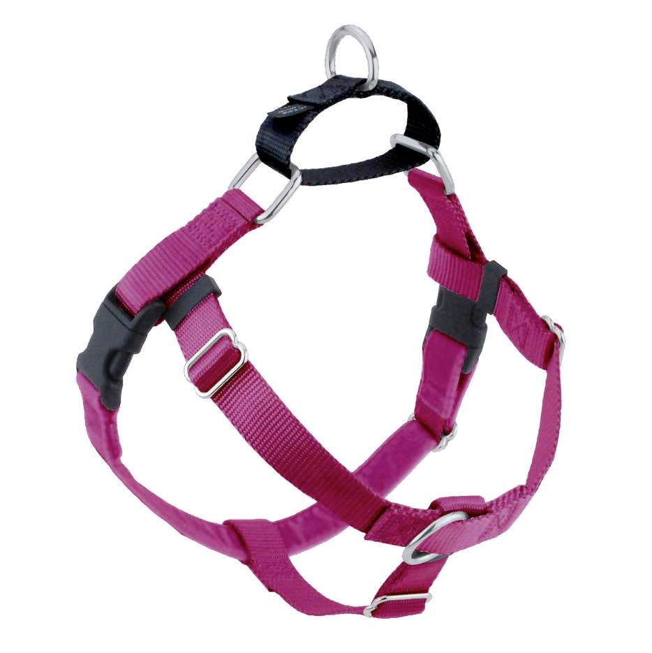 Freedom No Pull Dog Harness | Adjustable Gentle Comfortable Control for Easy Dog Walking | for Small Medium and Large Dogs | With dual clip leash | Made in USA