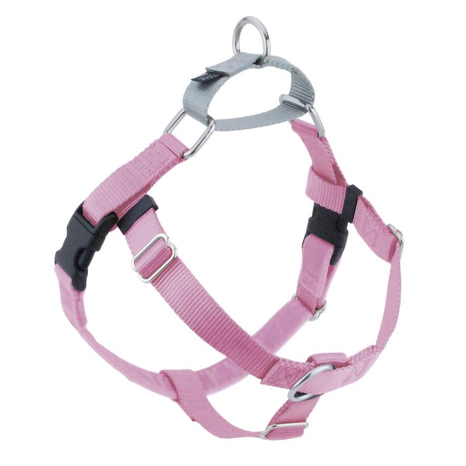 Freedom No Pull Dog Harness | Adjustable Gentle Comfortable Control for Easy Dog Walking | for Small Medium and Large Dogs | With dual clip leash | Made in USA
