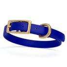 Waterproof Biothane Collar with Solid Brass Hardware - Assorted Colours-Boats n Barks