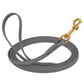 Waterproof Biothane Dog Long Lead 5/8" x 20' with Solid Brass Clip stitched onto Lead -much SAFER than using Grommets