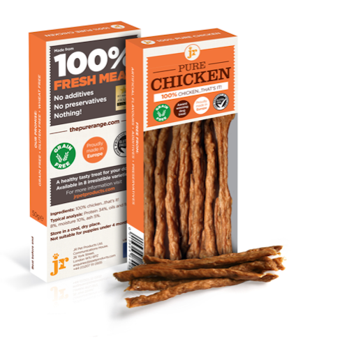 JR Pet Products 100% Pure Chicken Sticks for Dogs made in UK