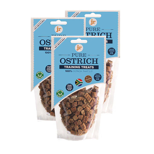 JR Pet Products  UK 100% Pure Ostrich Treats for Dogs