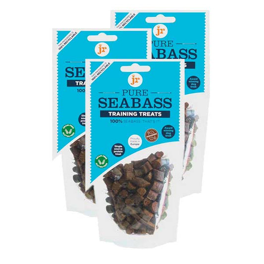 JR Pet Products Natural Training Treats for Dogs Sea Bass