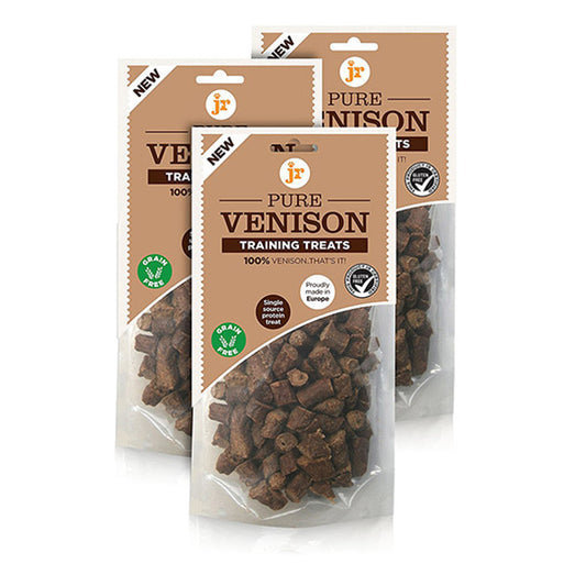 JR Pet Products UK Natural Training Treats for Dogs Venison