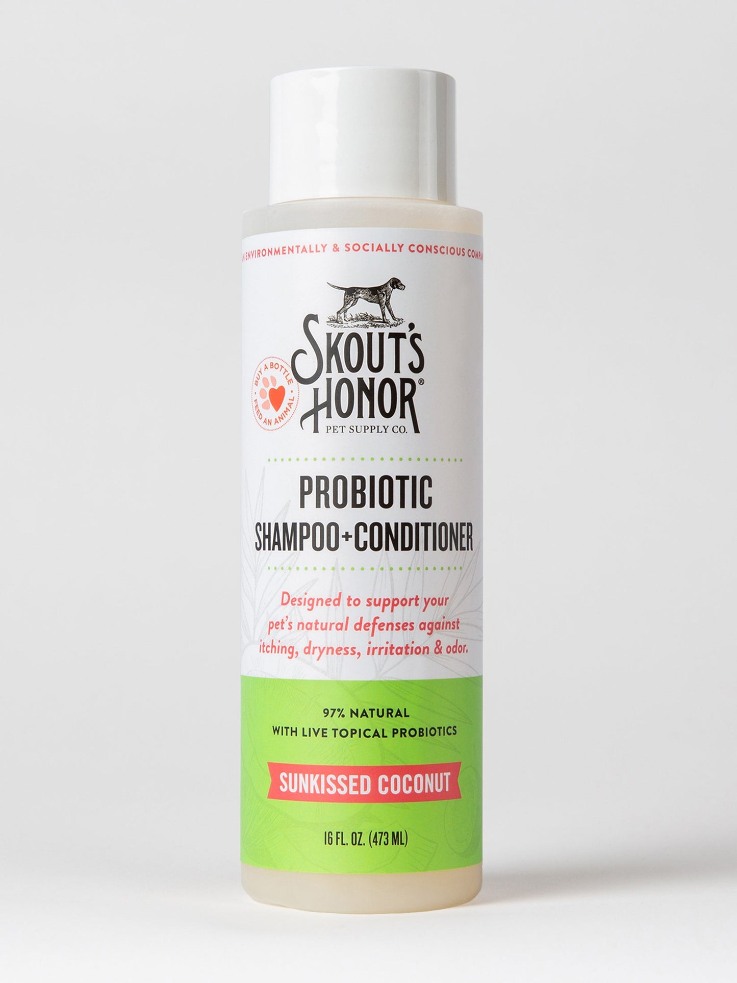 Skout's Honor Probiotic Shampoo & Conditioner for Dogs -  Sunkissed Coconut