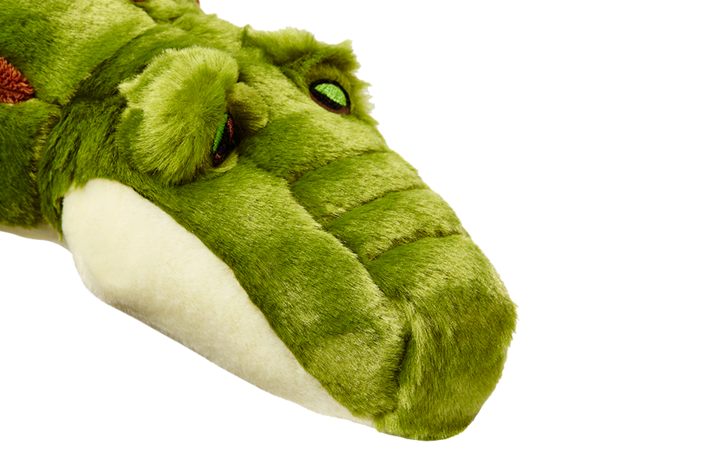 Fluff & Tuff Big Daddy Gator Soft Dog Toy with Squeaker Machine Washable 23"