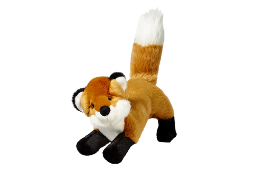 Fluff & Tuff Hendrix Fox Soft Dog Toy with Squeaker 12" Machine Washable