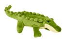 Fluff & Tuff Savannah Baby Gator Soft Dog Toy with Squeaker Machine Washable-Boats n Barks